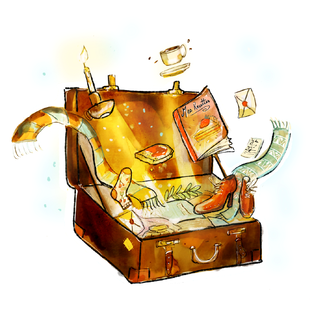 Illustration cérémonie funéraires civiles - boite à musique